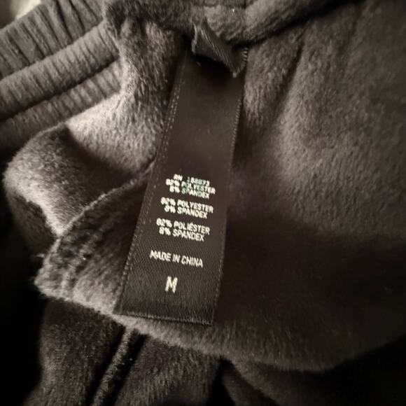 SKIMS Velour Jogger Pants Soot Loungewear Size M Soft - Picture 5 of 5